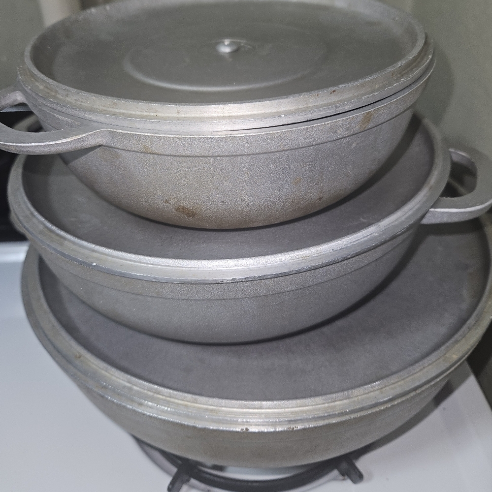 Imusa Silver Aluminum Steamer Set